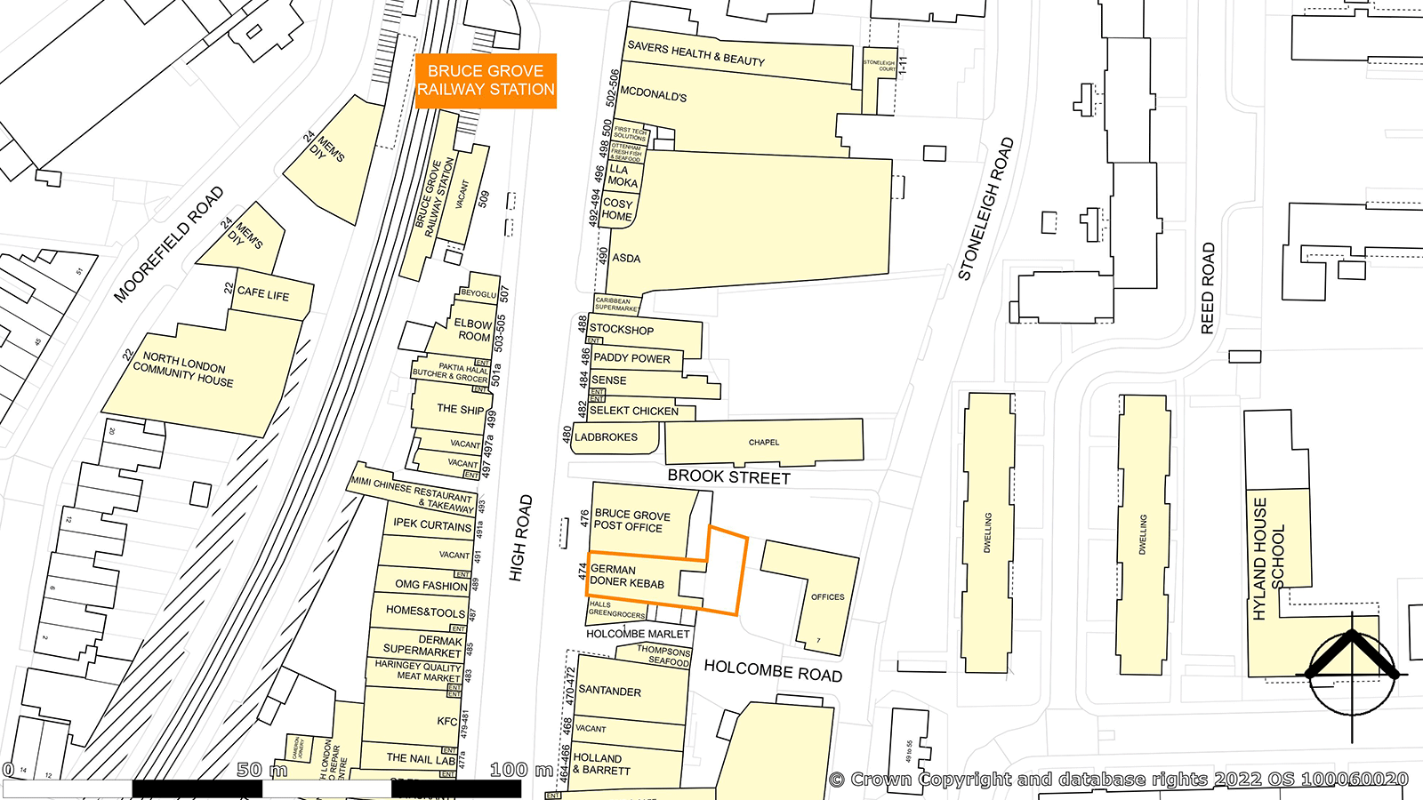 Property Auctions 15/Dec/2022 474 High Road, Tottenham, London, N17