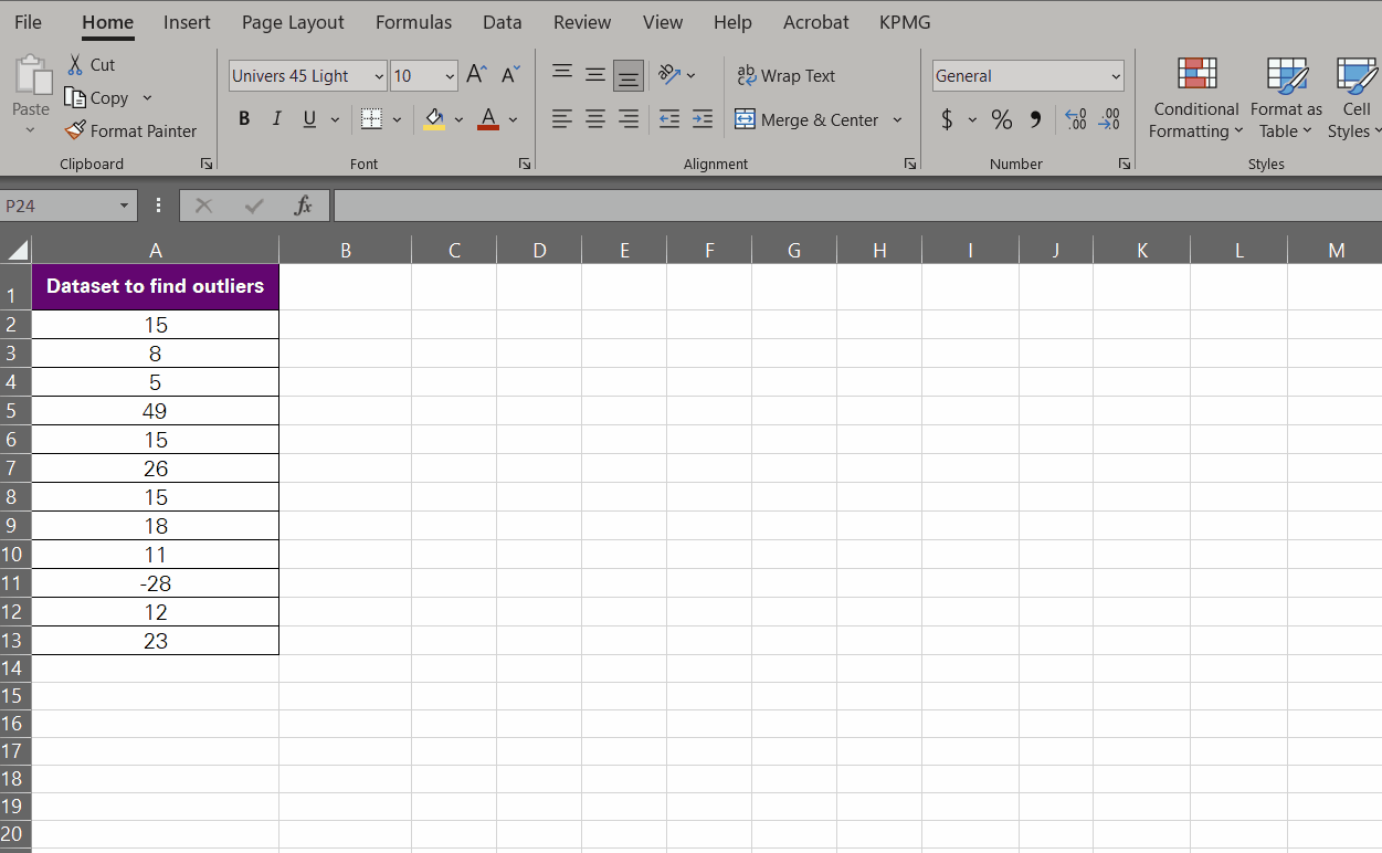 Finding Outliers In Excel A Detailed Guide Acuity Training