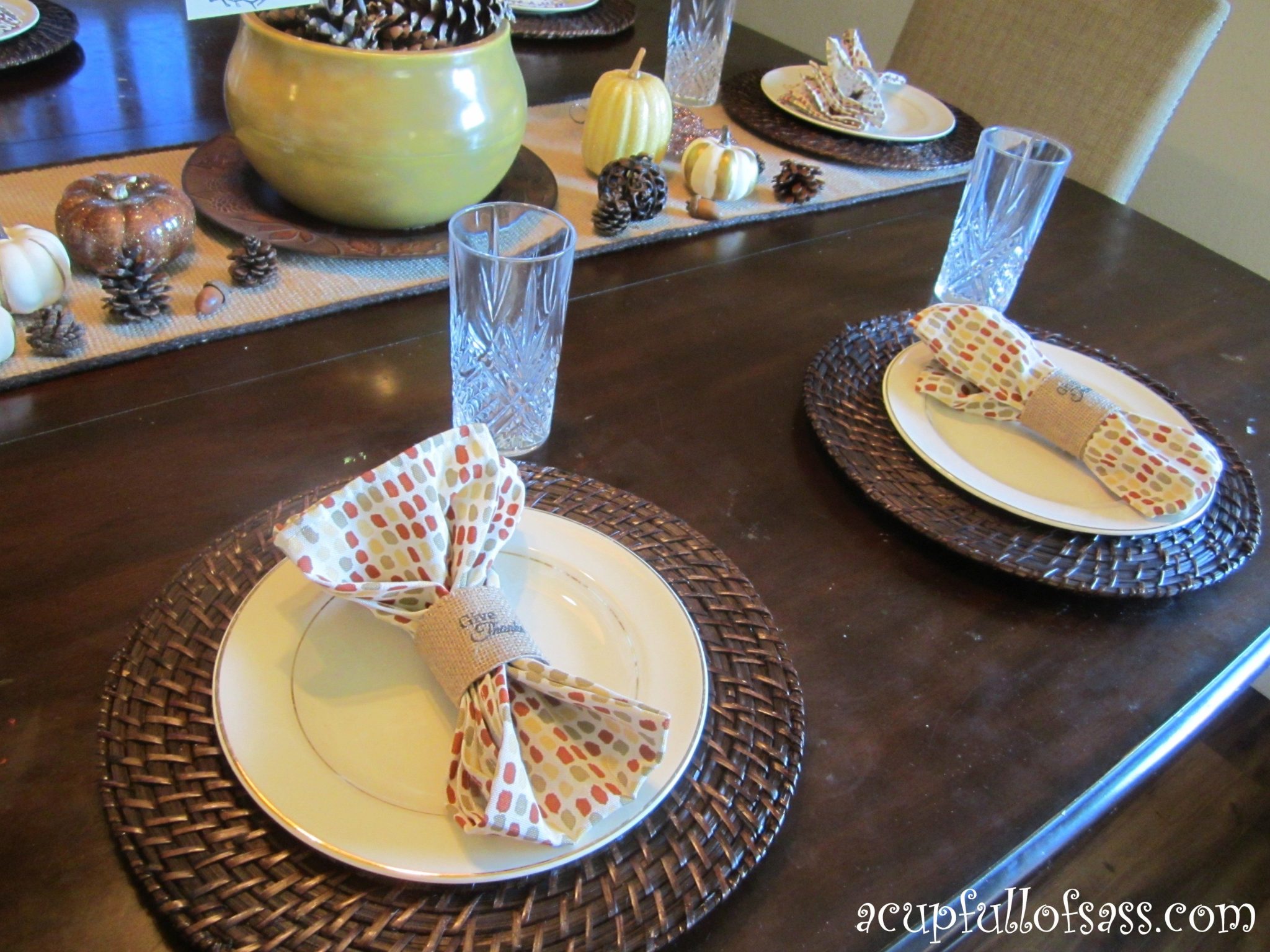 table setting 2 A Cup Full of Sass