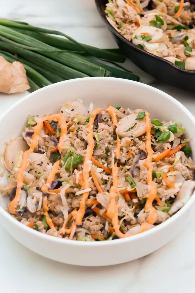 Egg Roll in a Bowl A Cup Full of Sass