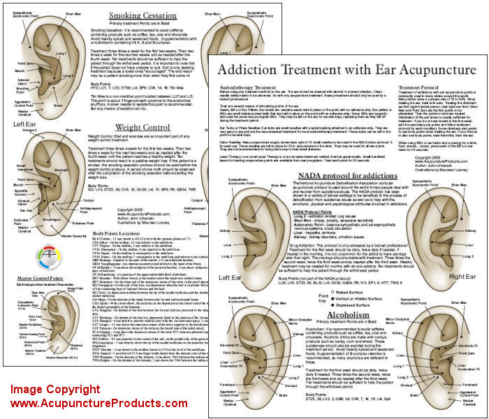 Ear Acupuncture Points Chart