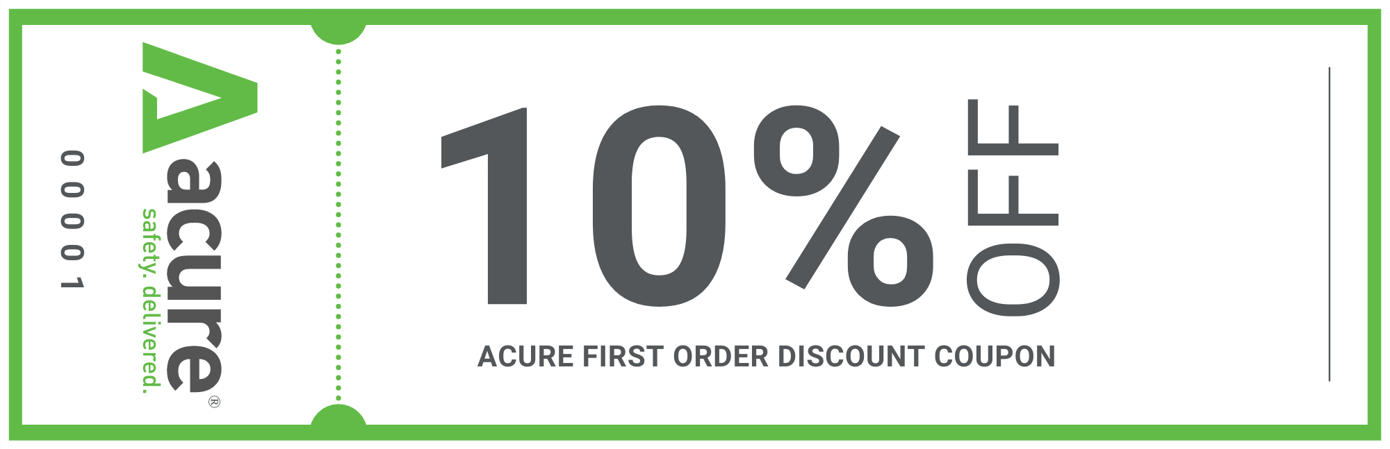 Acure First Order Discount Coupon Acure Safety