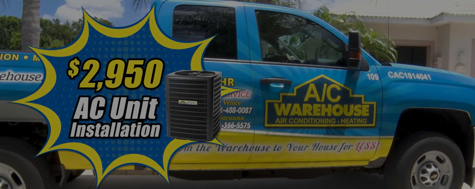 HVAC Contractor AC Warehouse, Sarasota, Bradenton, Florida