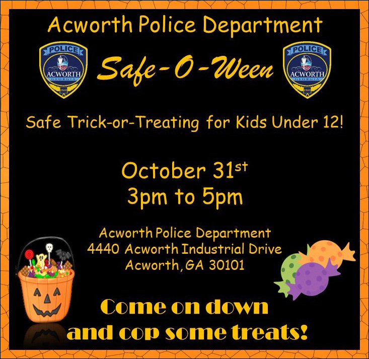 Acworth Police Department SafeOWeen
