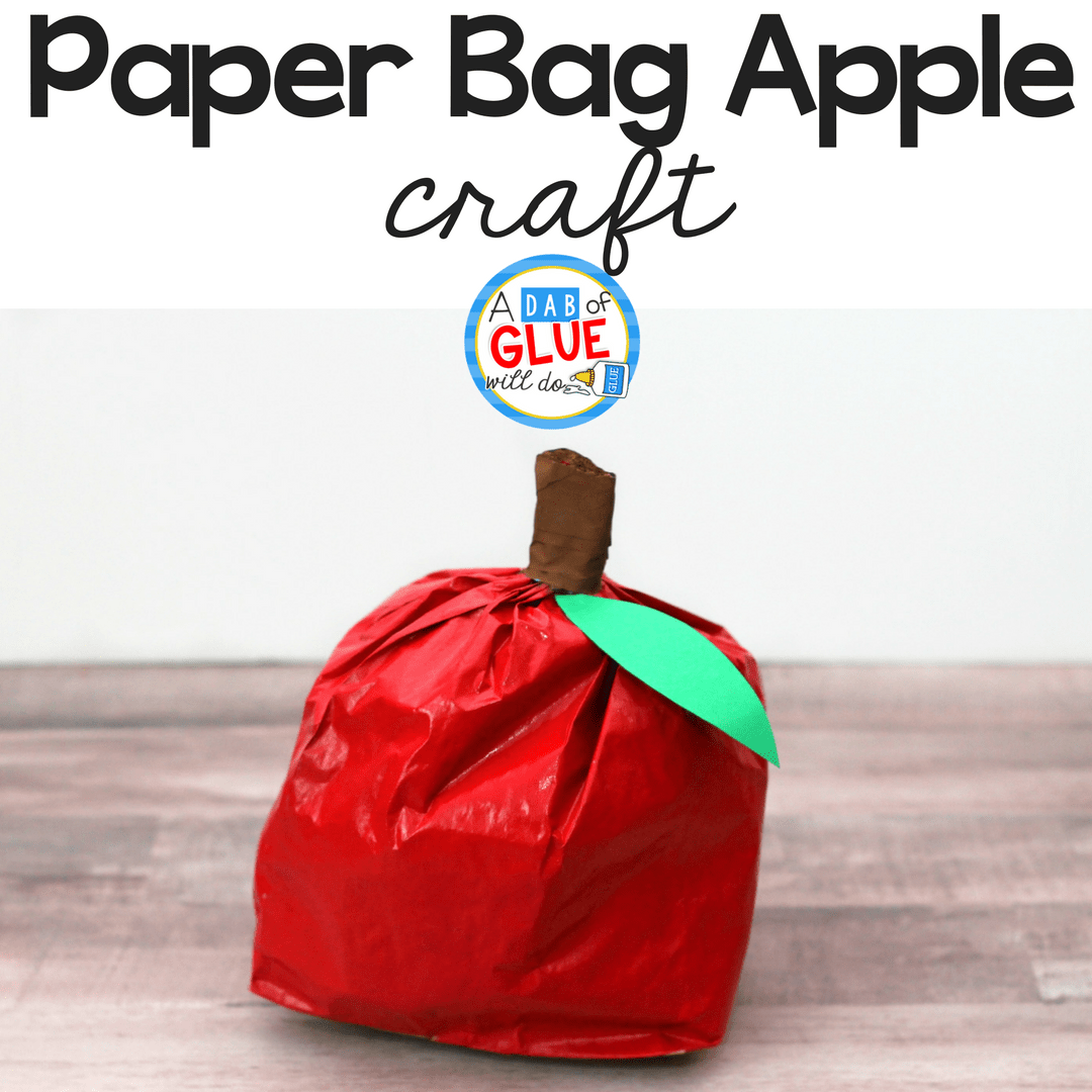 Paper Bag Apple Craft
