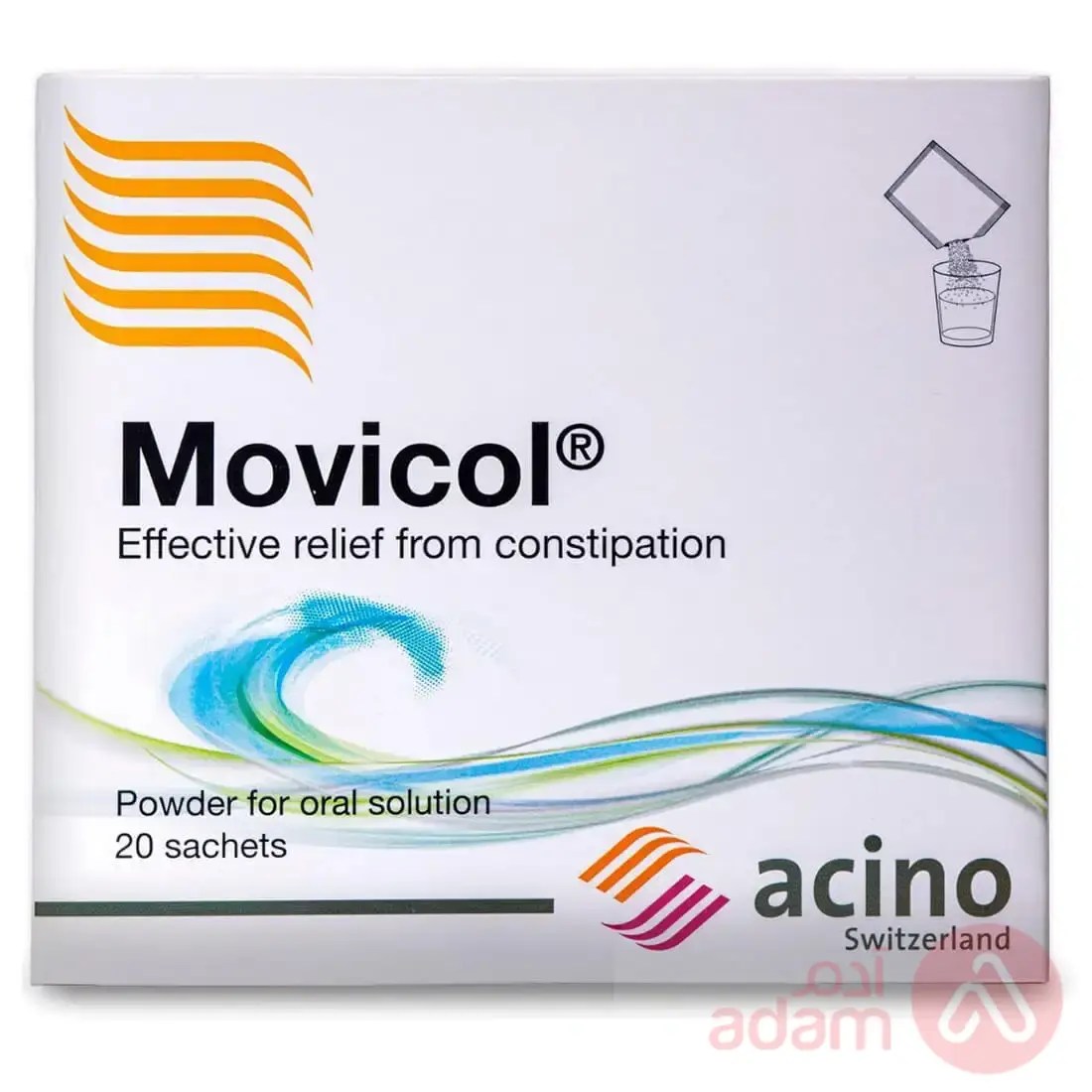 Movicol Natural Fibers For Constipation 20 Sachet Adam Pharmacies