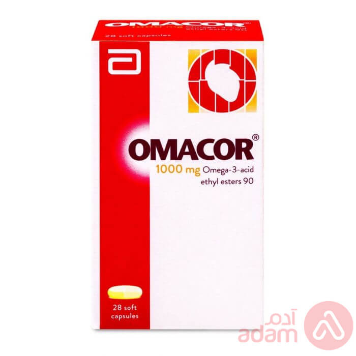 Omacor 1000Mg 28 Caps Adam Pharmacies