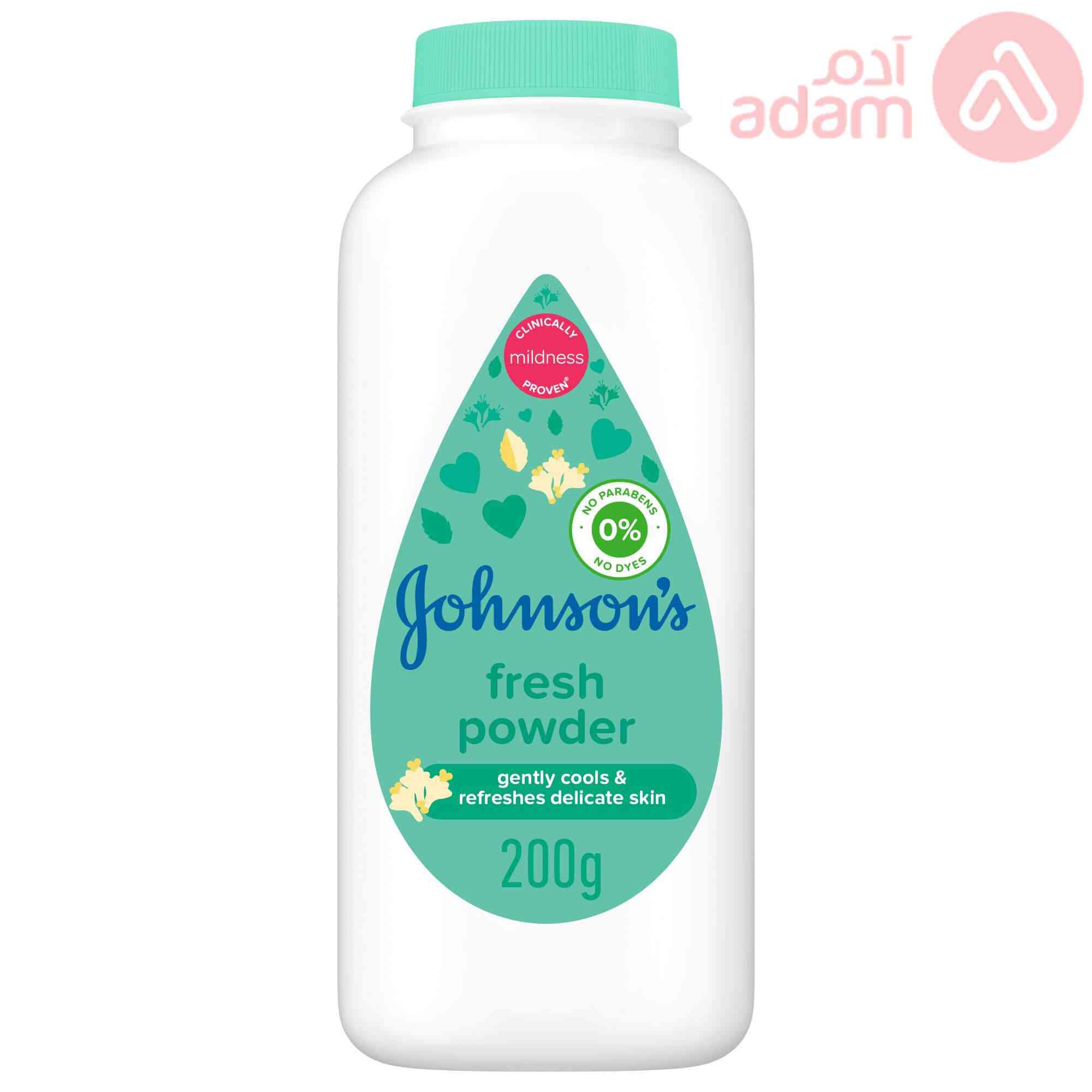 Johnson Baby Powder Fresh 200G Adam Pharmacies