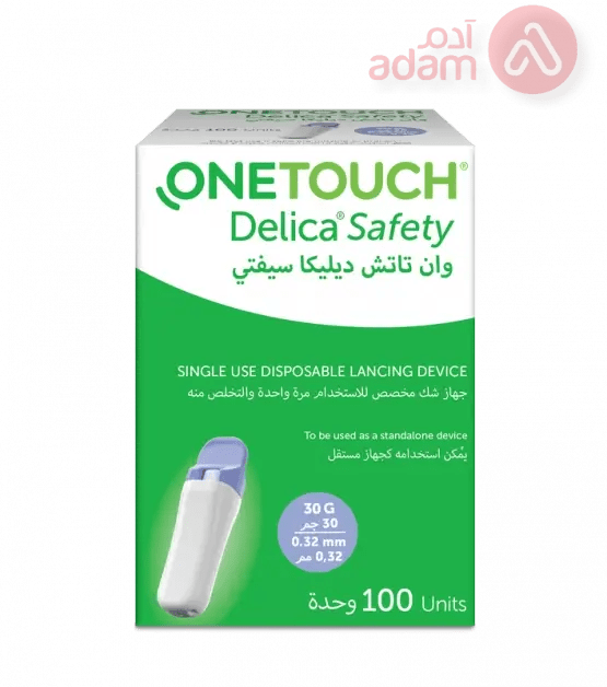 One Touch Delica 30G 0.32Mm Lancet 100Pcs Adam Pharmacies