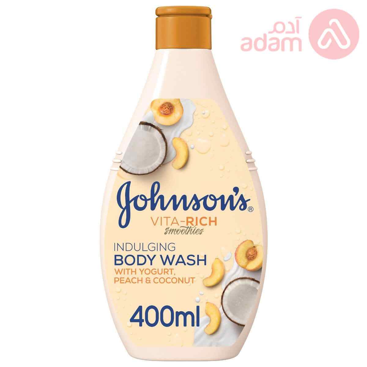 Johnson Body Wash Yoghurt Peach Coconut 400Ml Adam Pharmacies
