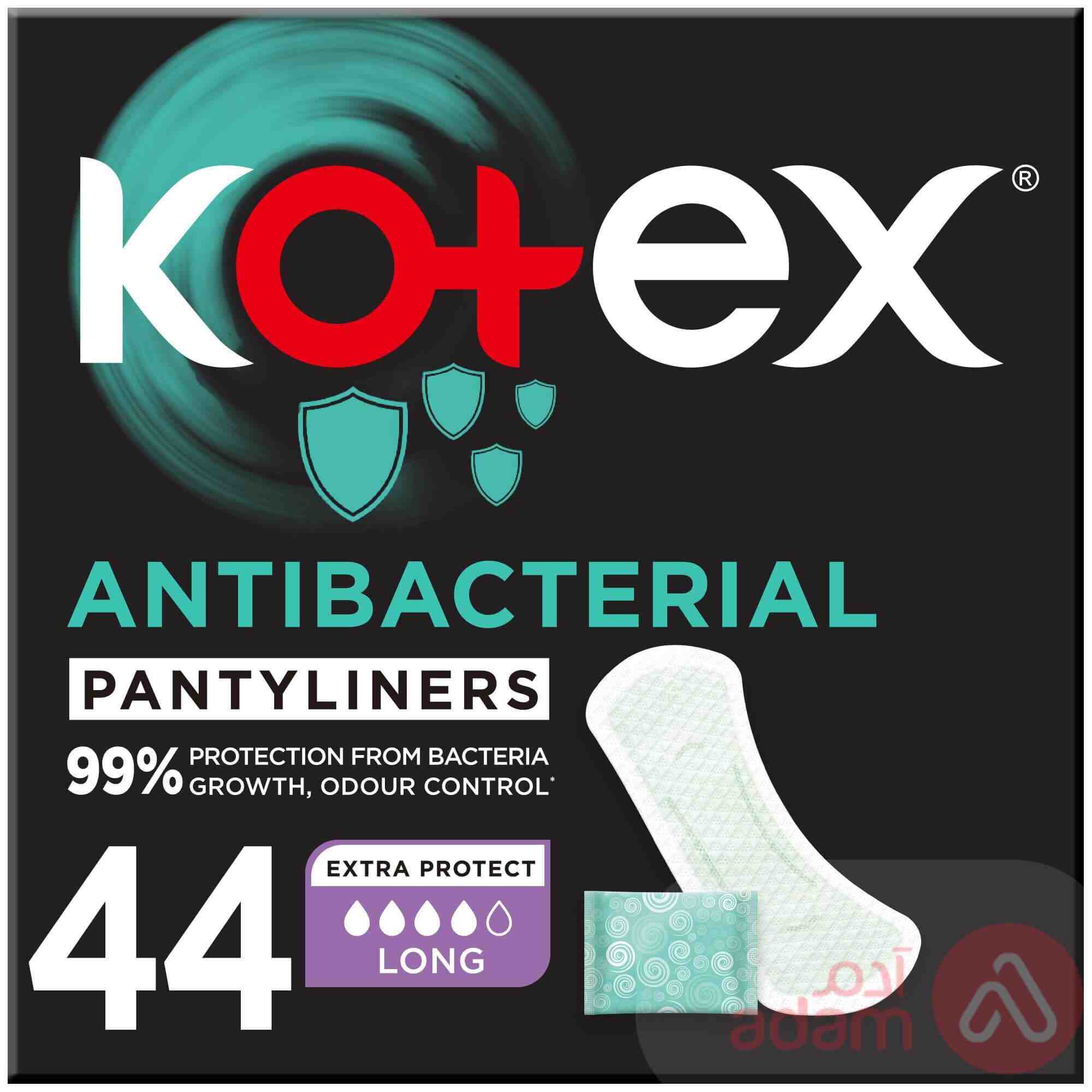 Kotex Pantyliners Long (Large) 44Pads Adam Pharmacies