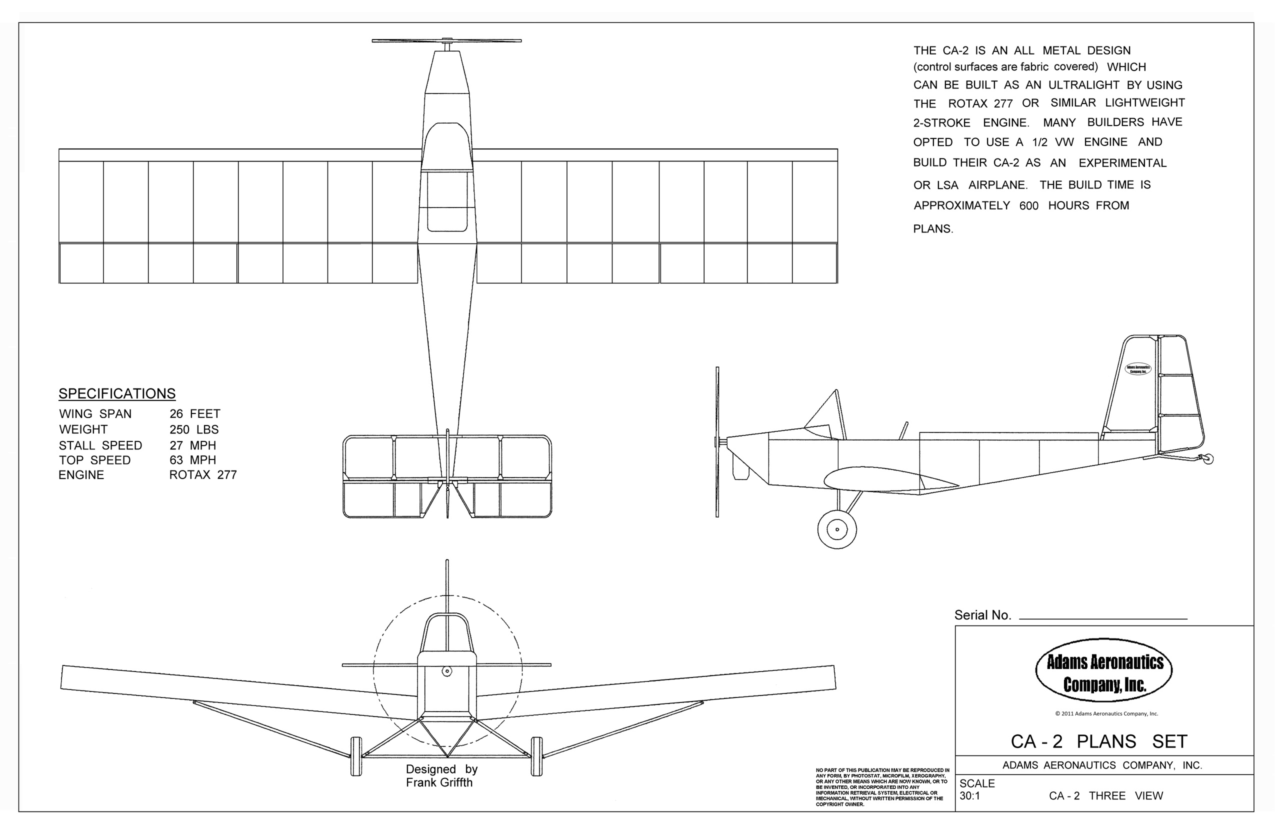 Homemade Airplane Designs