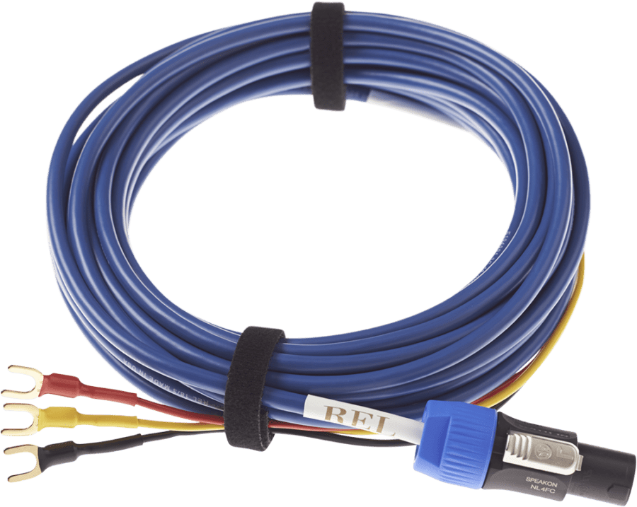 REL Baseline Blue High Level Subwoofer Cable 3m Adams and Jarrett