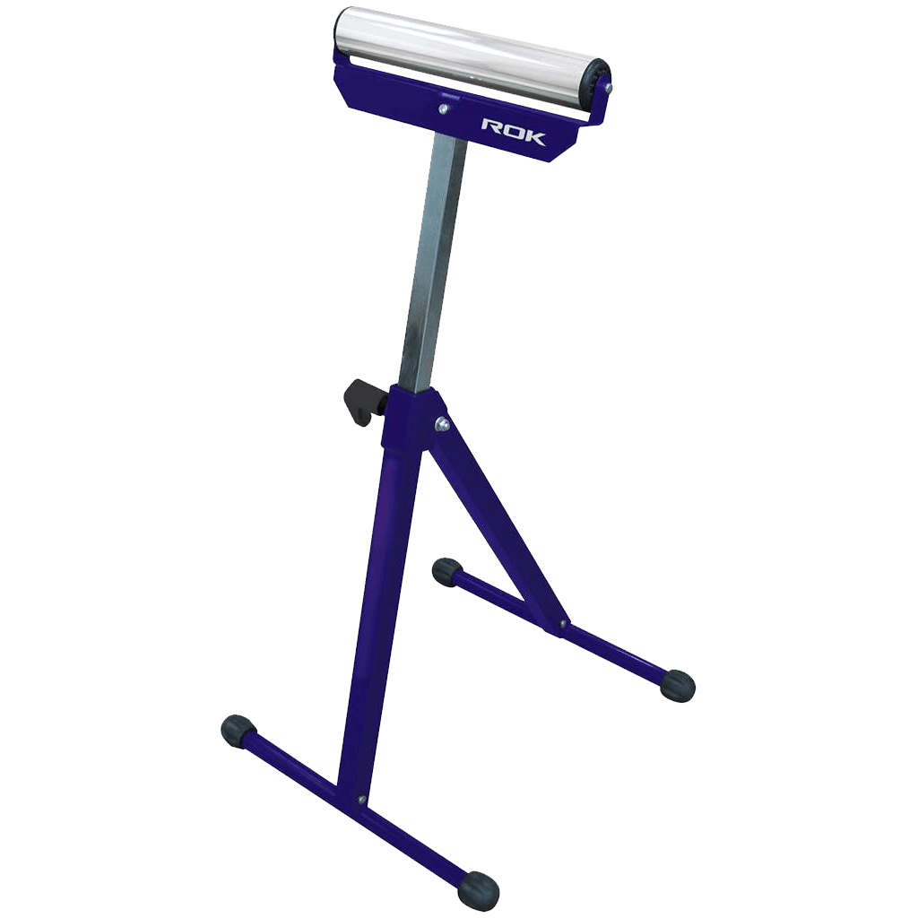 ROK 34010 FOLDING ROLLER STAND Adam's Tarp & Tool Ltd