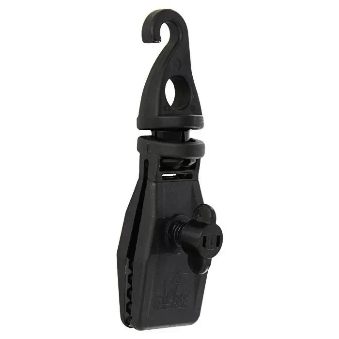 Tarpline TPI217 HIPPO Black Swivel Clip, with Hook Adam's Tarp