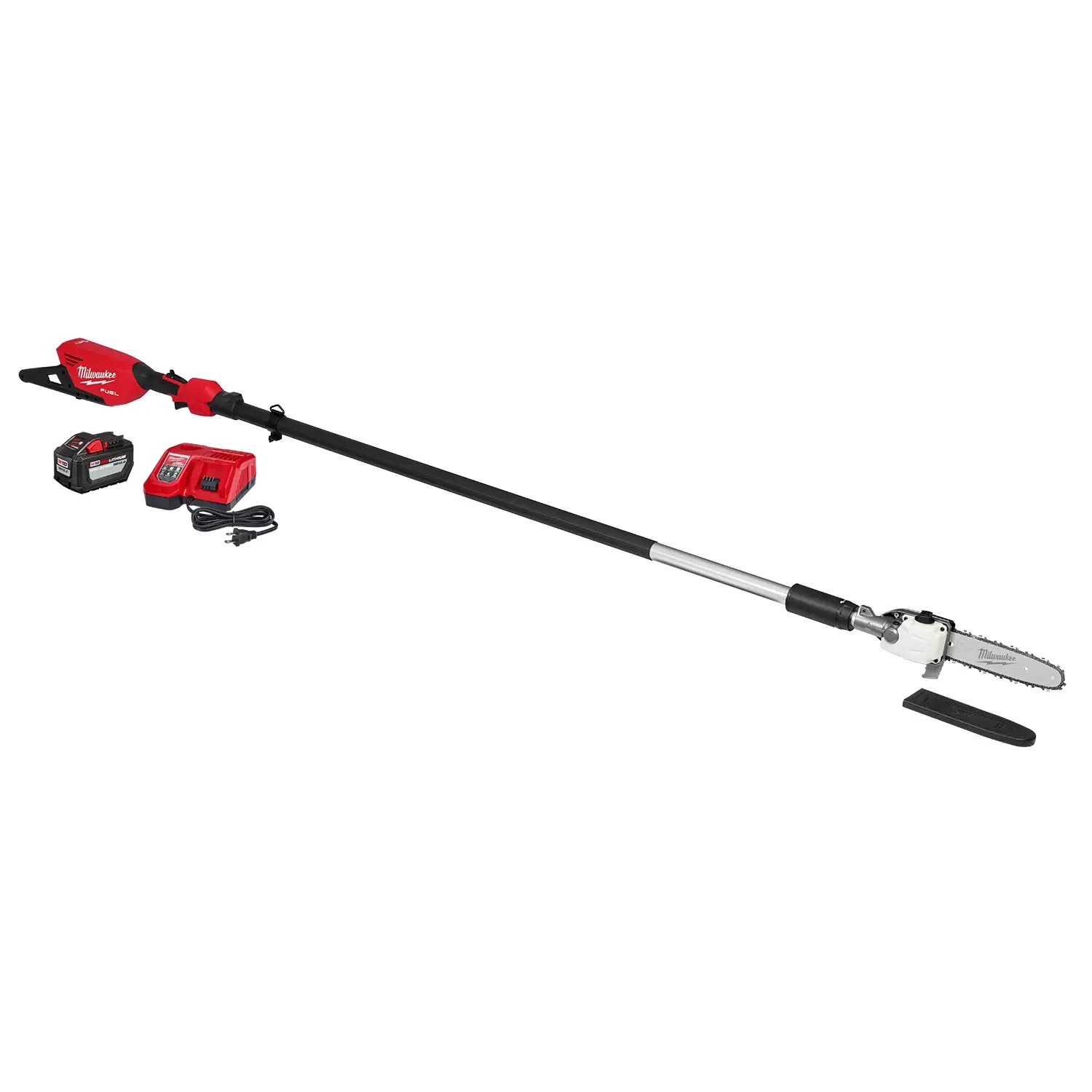 Milwaukee 301321 M18 FUEL 13′ Telescoping Pole Saw Kit, 12AH Adam's