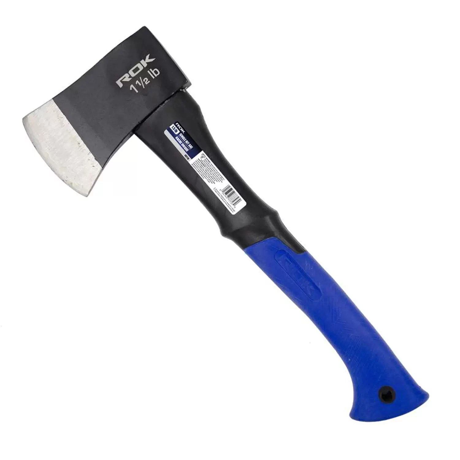 ROK 65710 11/2 lb Single Bit Axe with Fiberglass Handle Adam's Tarp