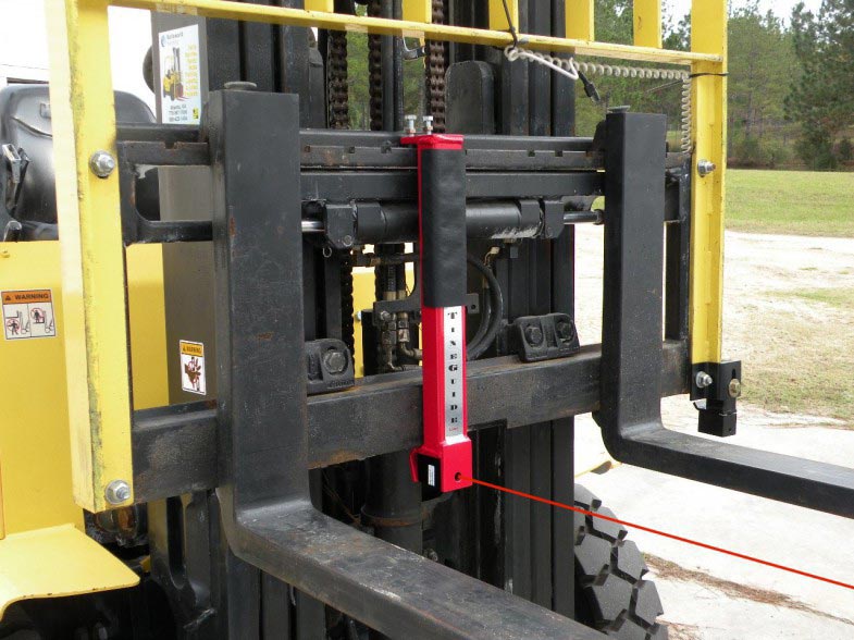 Camera & Laser Level Forklift Aid Systems for High Lifting Operations