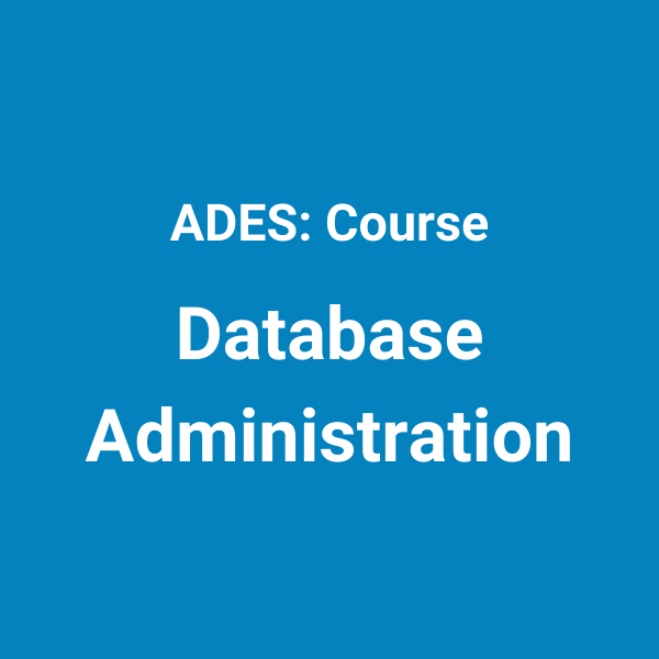 Database Administration Adaptive ELearning Systems