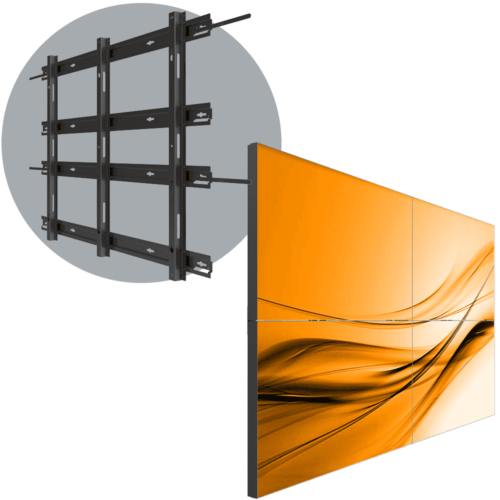 Permanent LCD & LED Wall Mounts Adaptive Technologies Group