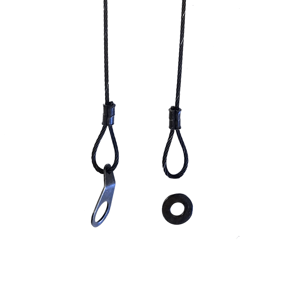 SC018BCSafety Cable Black Adaptive Technologies Group