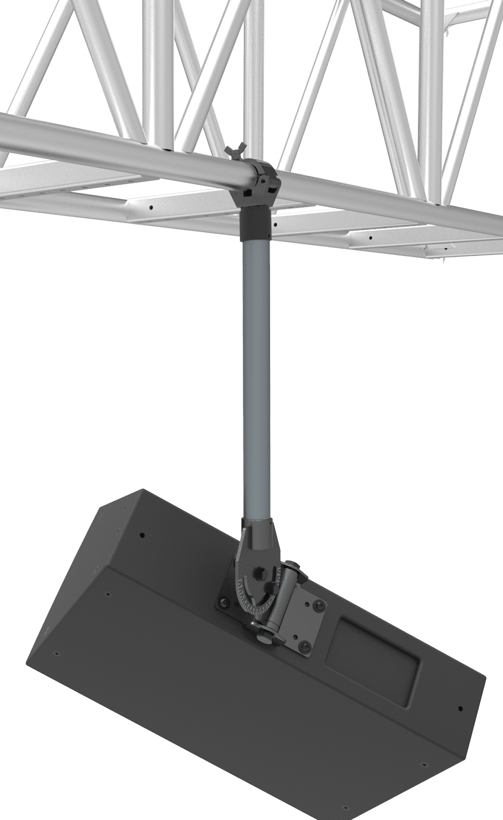 Audio Truss Mount Configurations and Truss Mount Components Adaptive