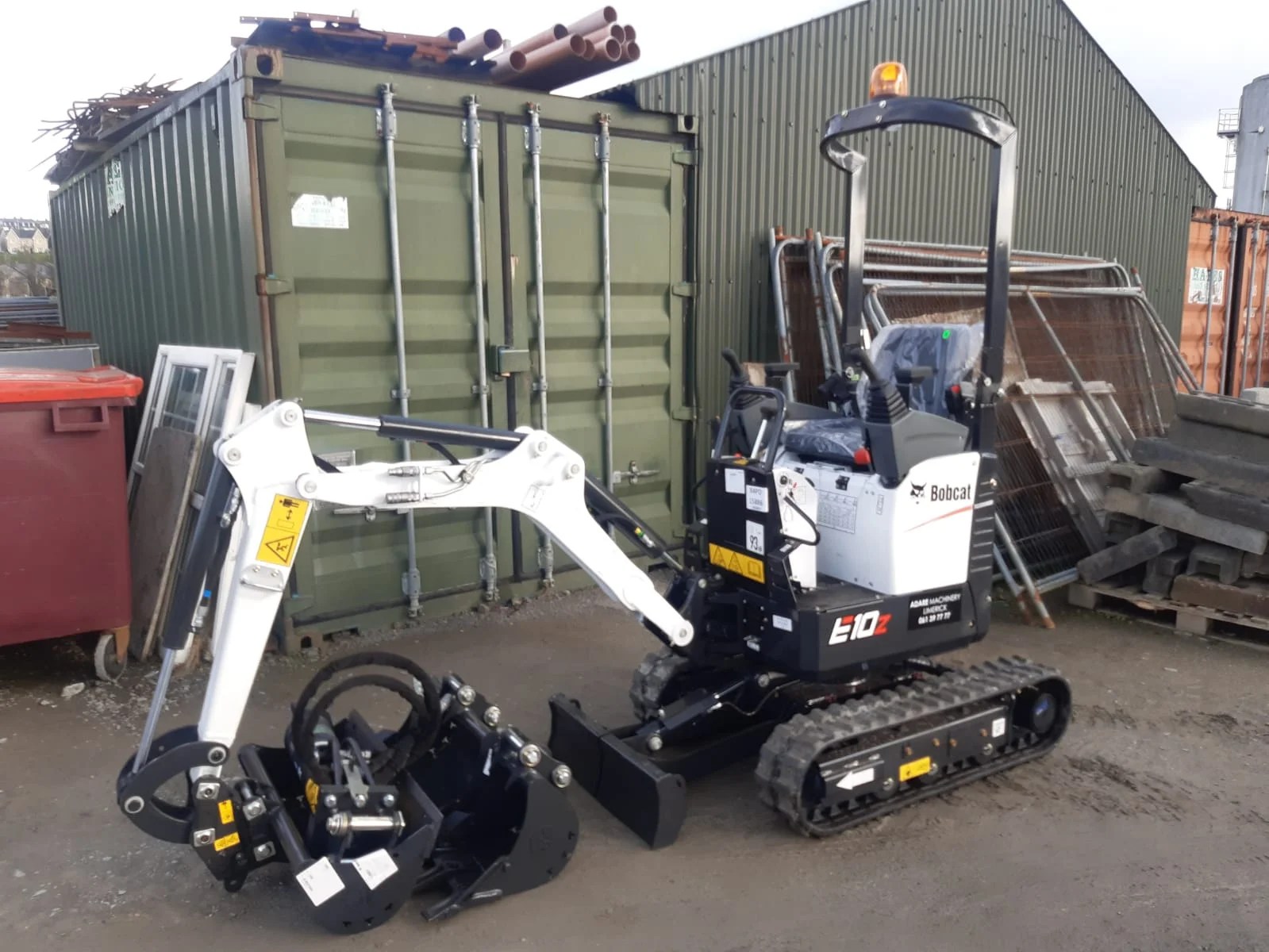 Bobcat E10z Lands in Dublin Adare Machinery