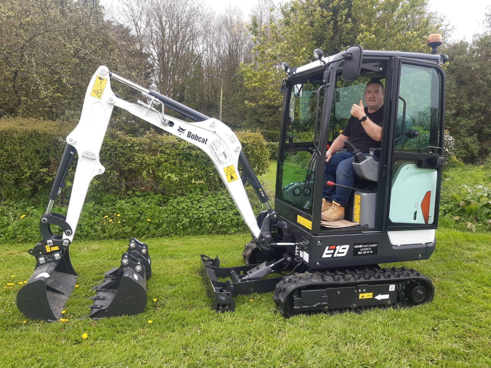 Bobcat E19 Mini Digger Lands in Meath Adare Machinery