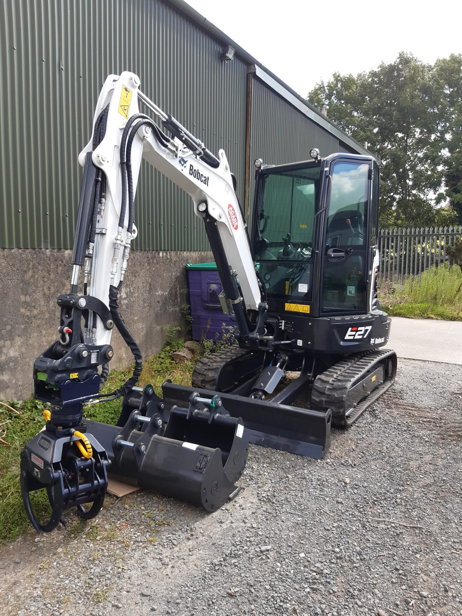 Bobcat E27 Lands in Dublin Adare Machinery