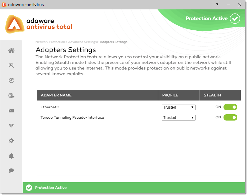 Adapter Settings Adaware The Best FREE Antivirus & ad block