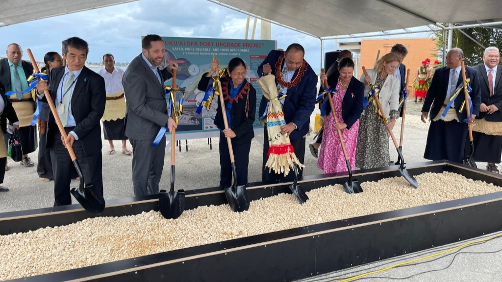 ADB, Tonga Initiate Groundbreaking for Nuku’alofa Port Upgrade Asian