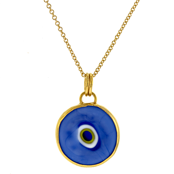 ADCO Diamond Blue Evil Eye Pendant