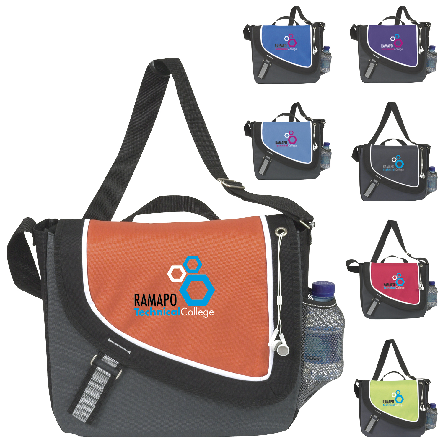 Step Ahead Custom Messenger Bags on Sale by Adco Marketing. Adco