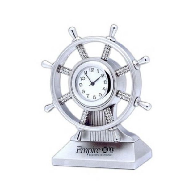 Ship Wheel Custom Desk Clocks Promotional Ship Wheel Clock Adco Marketing. Adco Marketing