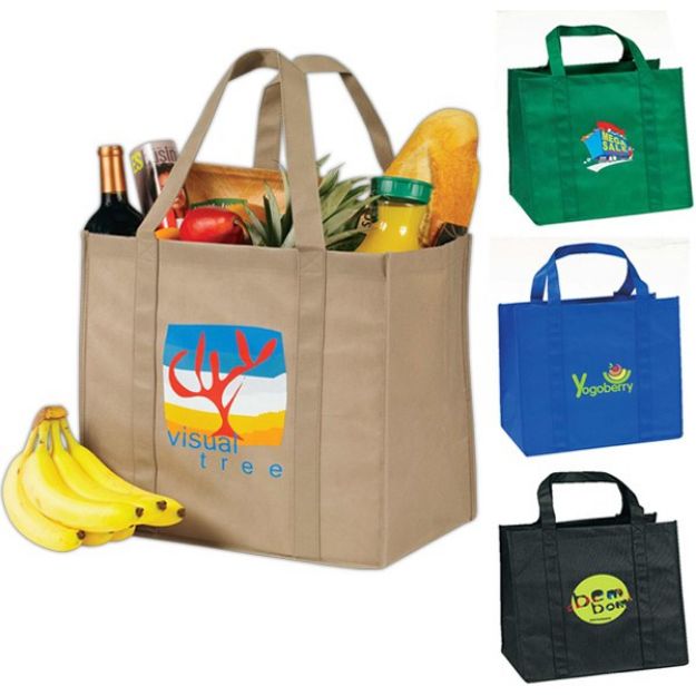 Jumbo Reusable Shopping Bag Custom Grocery Bag Recyclable and Eco
