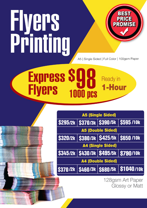 Express Flyers Printing Services Singapore Communication Pte. Ltd.