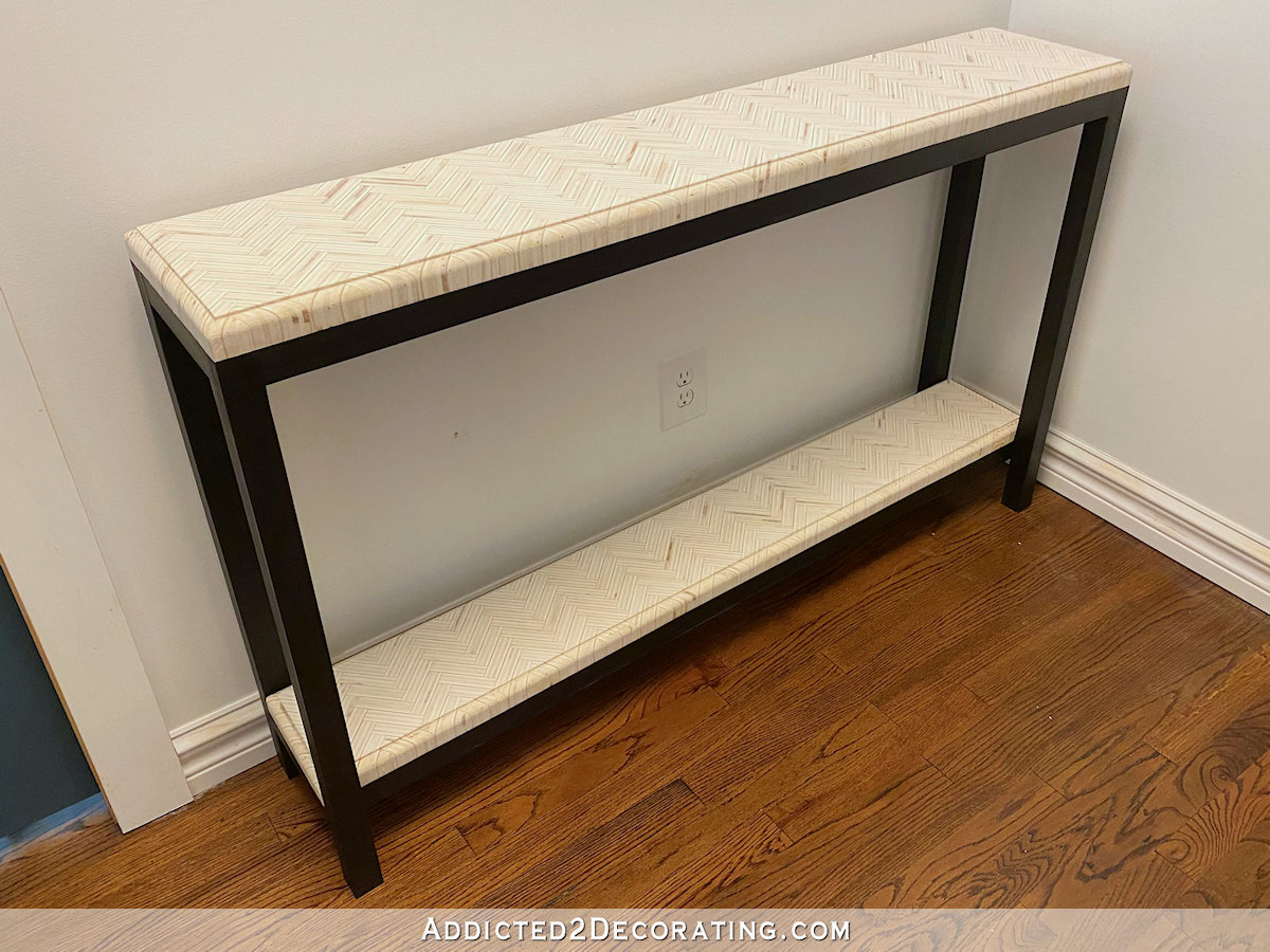 DIY Console Table With Lower Shelf Addicted 2 Decorating®