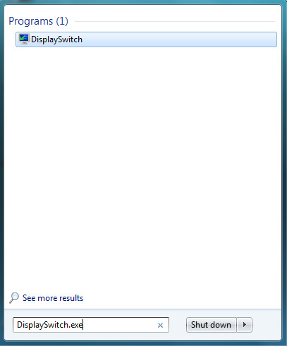 How To Switch Display To Projector In Windows 7