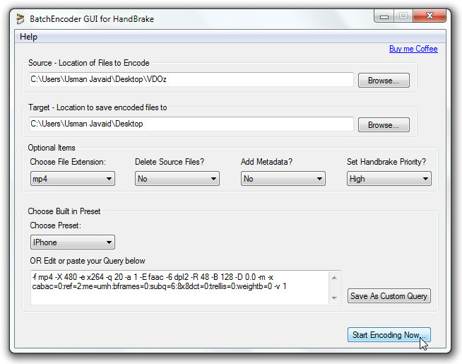 Encode Videos In Bulk With HandBrake Batch Encoder [Windows]