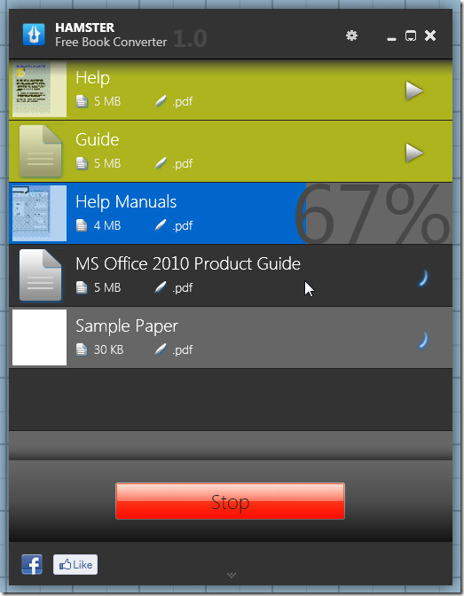 Convert eBook Files To Any Device With Hamster Free eBook Converter