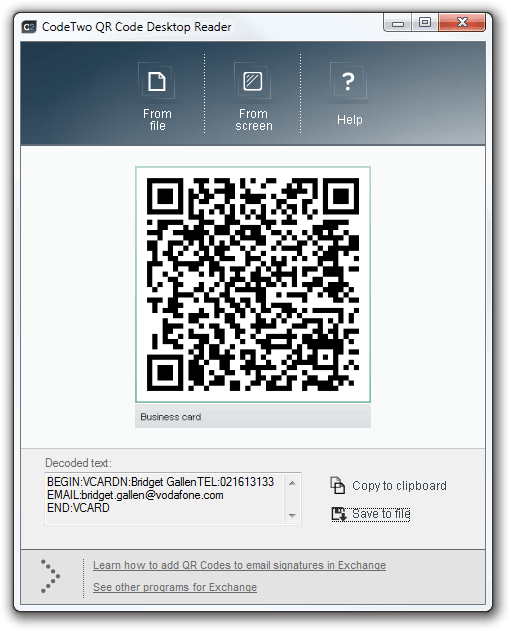 Scan QR Codes On Your Windows PC With CodeTwo