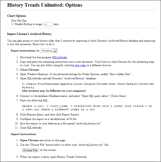 Analyze Your Chrome History Trends Over All Time With This Extension