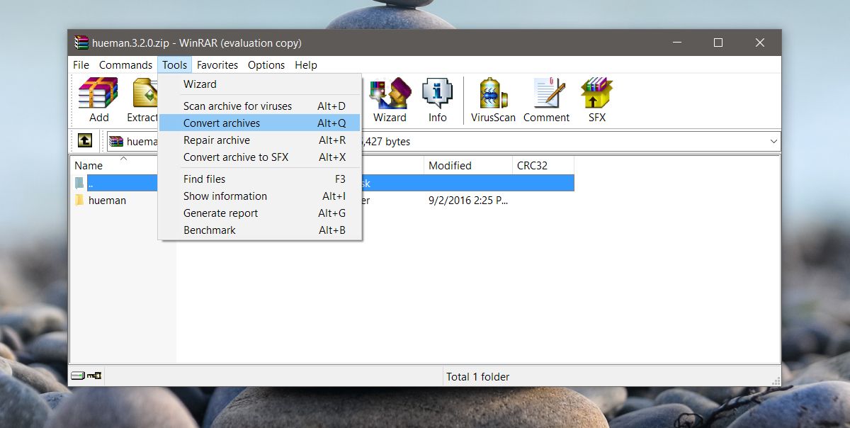 Winrar archive passahook