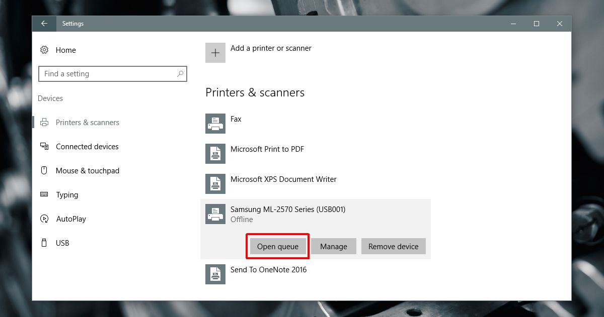 How To View And Clear The Printer Queue In Windows 10