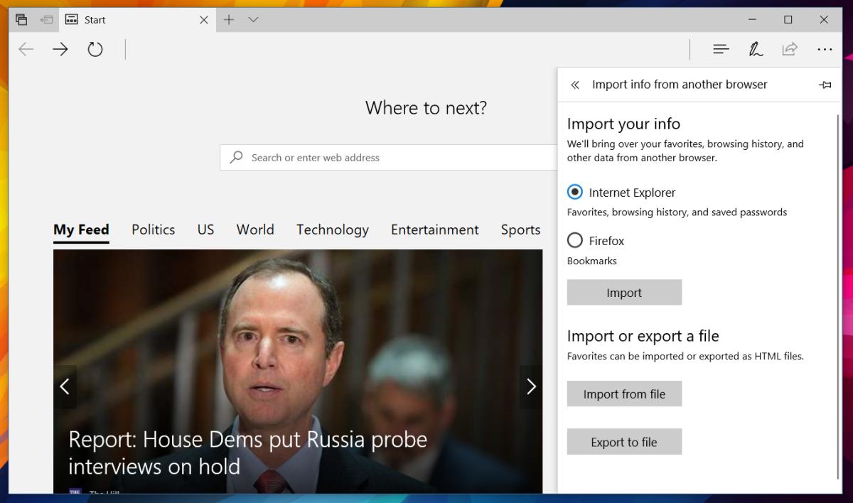 How To Import Chrome Bookmarks In Microsoft Edge