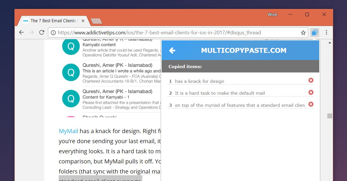 How To Extend Your Browser's Clipboard To 10 Items