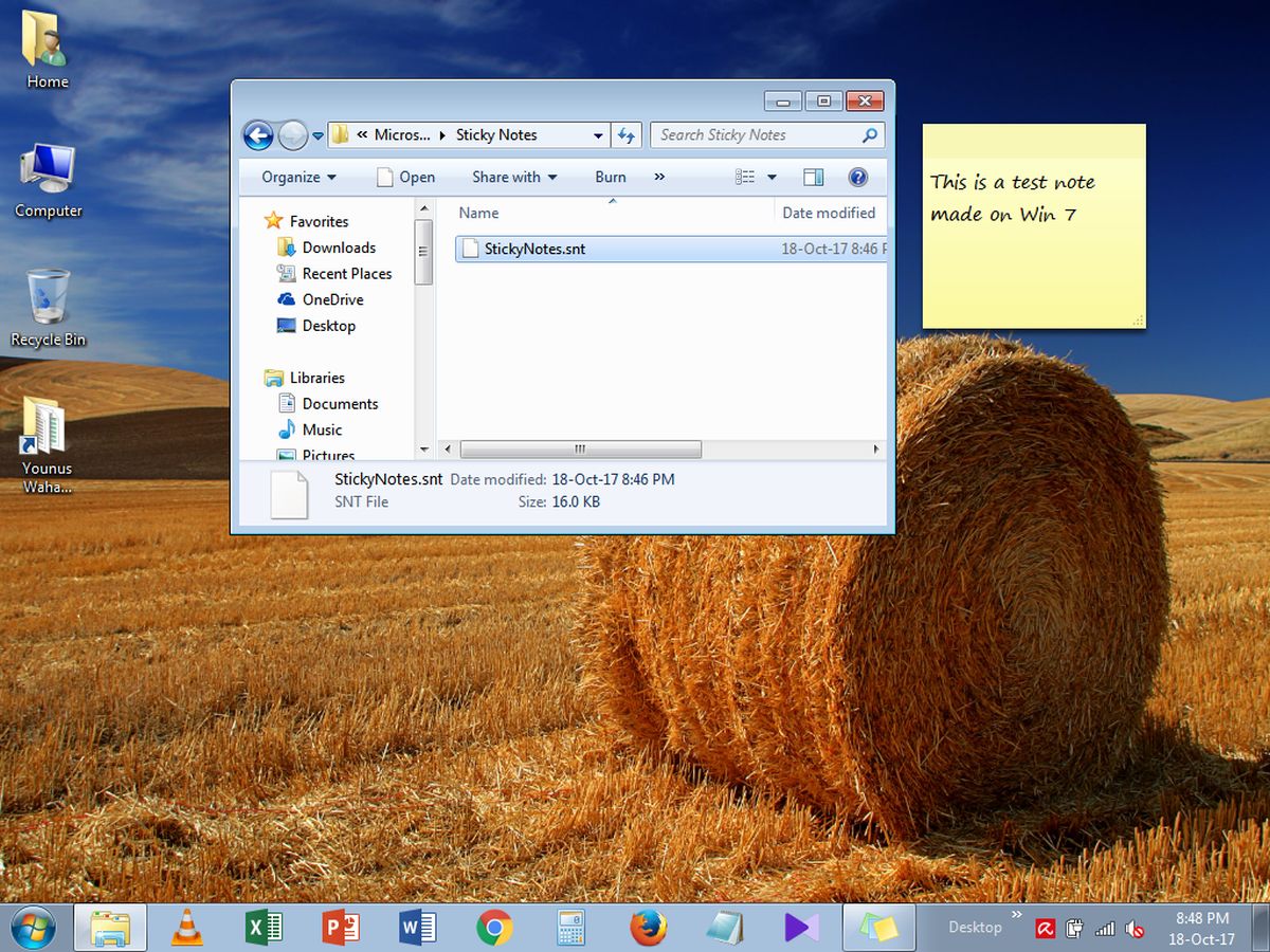 Windows 7: How To Import And Export Sticky Notes How To Export Sticky Notes From Windows 7 To Windows 10