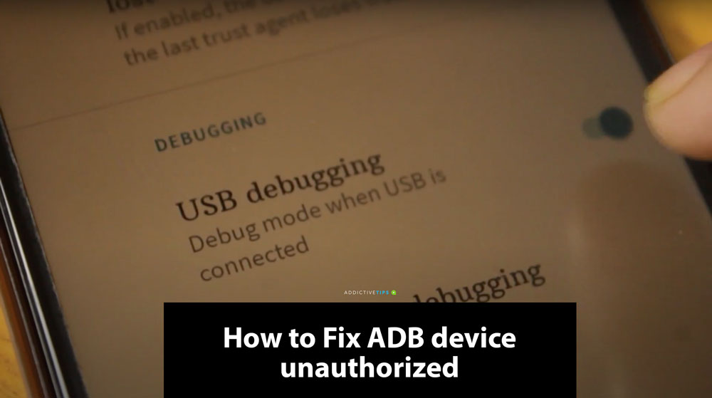 How To Fix ADB Device Unauthorized Message On Android
