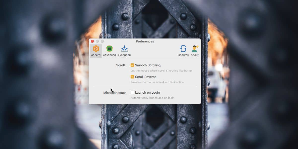 How to set different scroll direction for mouse and trackpad on macOS