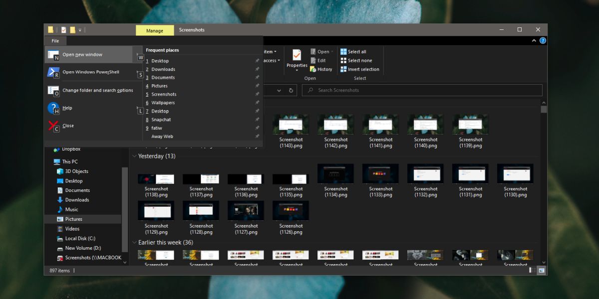How to duplicate a File Explorer window on Windows 10